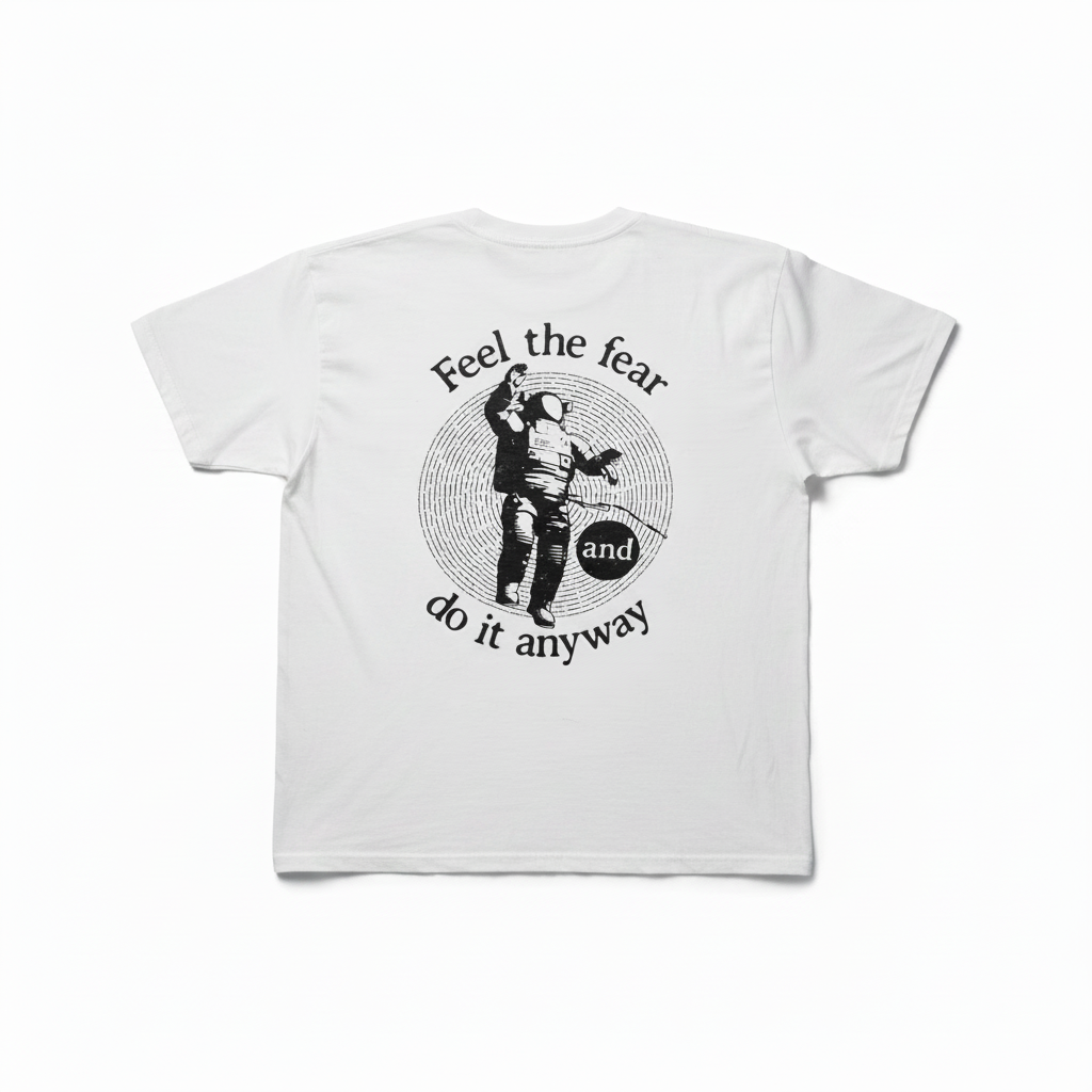 Feel the Fear gray T-shirt