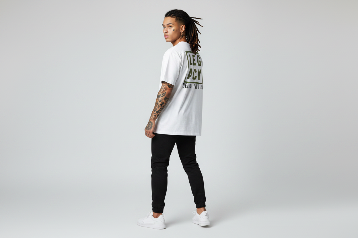 Legacy shirt on model